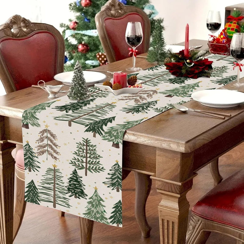 Chemin de table Xmas Trees Christmas