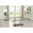 Rectangular U-Shaped Glass Top Coffee Table