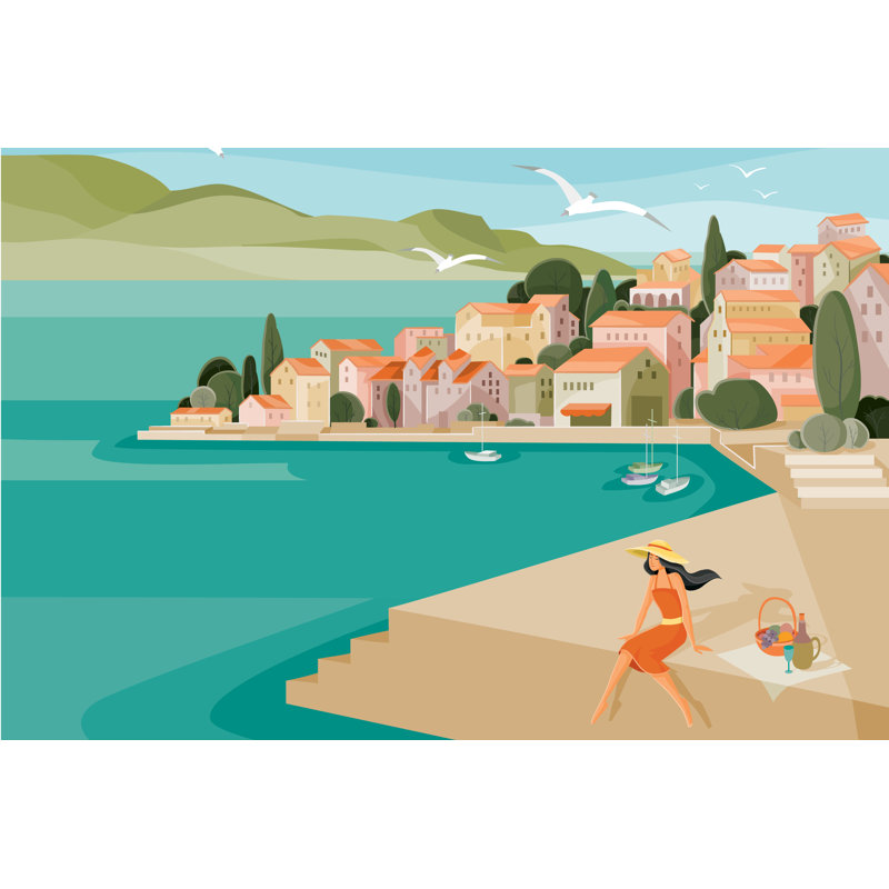Hot Summer Day by Kopirin - Wrapped Canvas Print, 30cm H x 46cm W