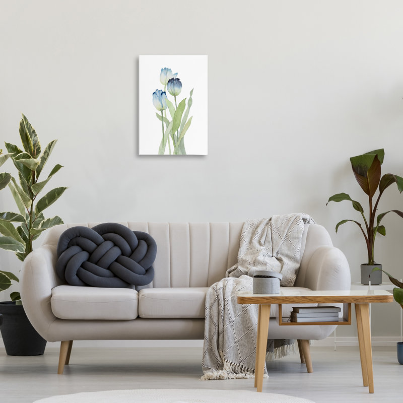 "Blue Garden Tulips" par Lanie Loreth, H 24 po x l 16 po