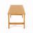 Owensville Solid Wood Teak Outdoor Bench