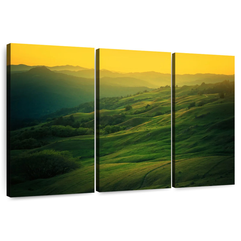 Alvord California Landscape Sunset, 32" H x 50" W