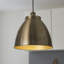 Ziemer 1 - Light Antique Brass Dome Pendant-1149135895