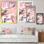 Art abstrait liquide sur marbre rose - impression sur toile moderne-1234647701-1234647711