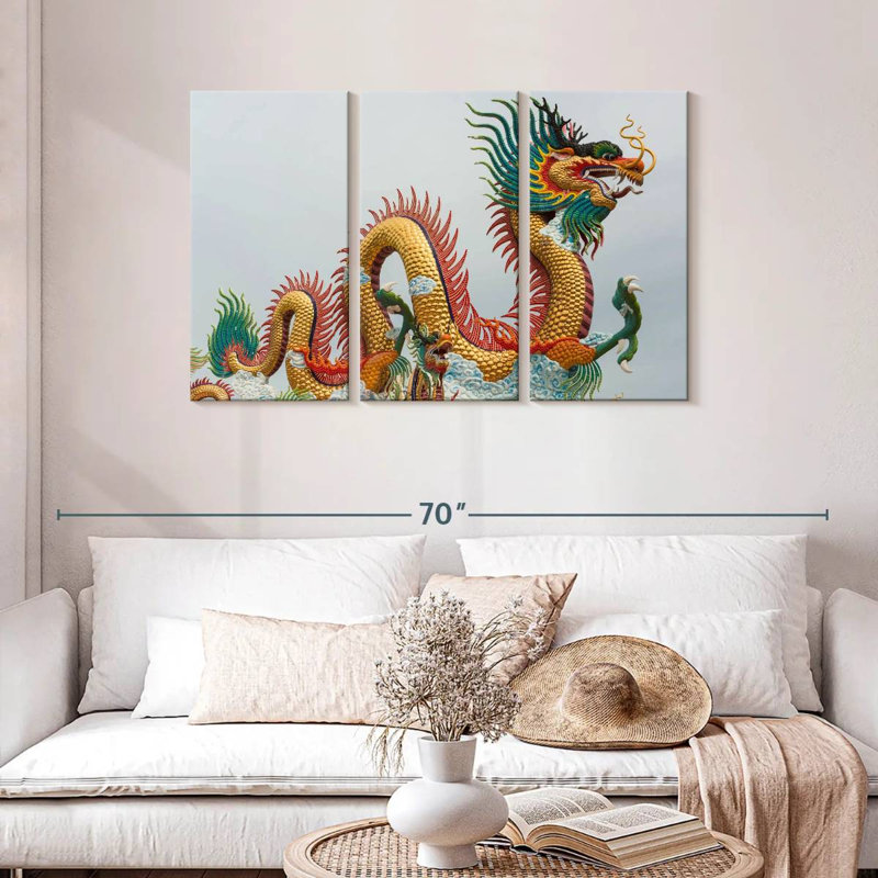 Kelan Korean Dragon, 28" H x 45" W