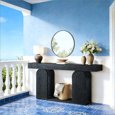 Table basse pratique, console durable, table de couloir minimaliste