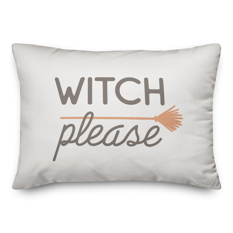 Housse et insert de coussin rectangulaire Witch Veuillez