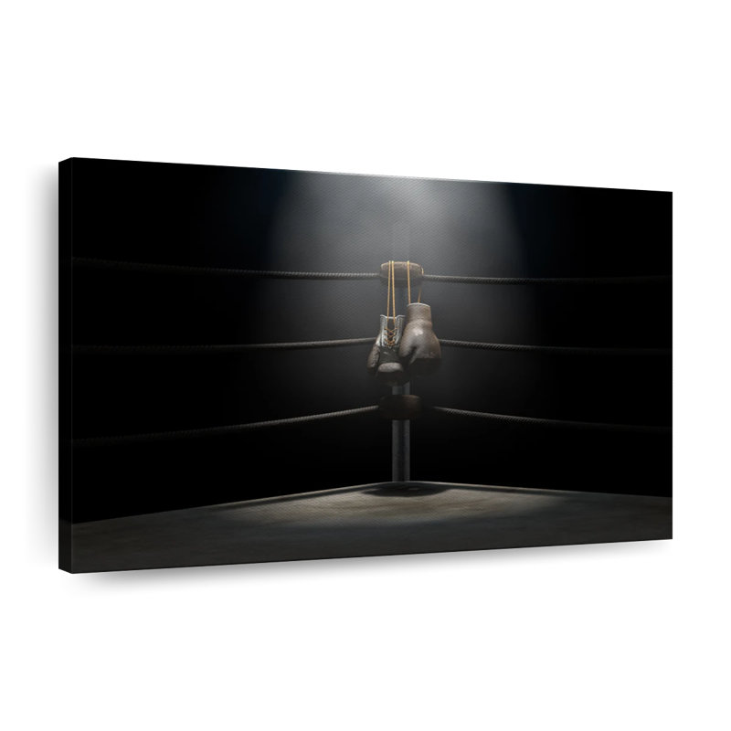 «Boxing Boxing Corner Gloves», impression sur toile, H 26 po x l 39 po x P 1,25 po