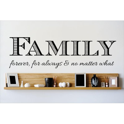 Text & Numbers Wall Decal