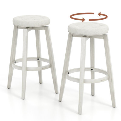Sinquefield Swivel Upholstered Bar Stool
