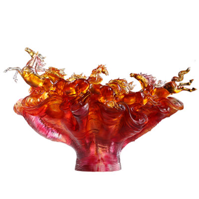 Sculpture en cristal, cheval | Blaze