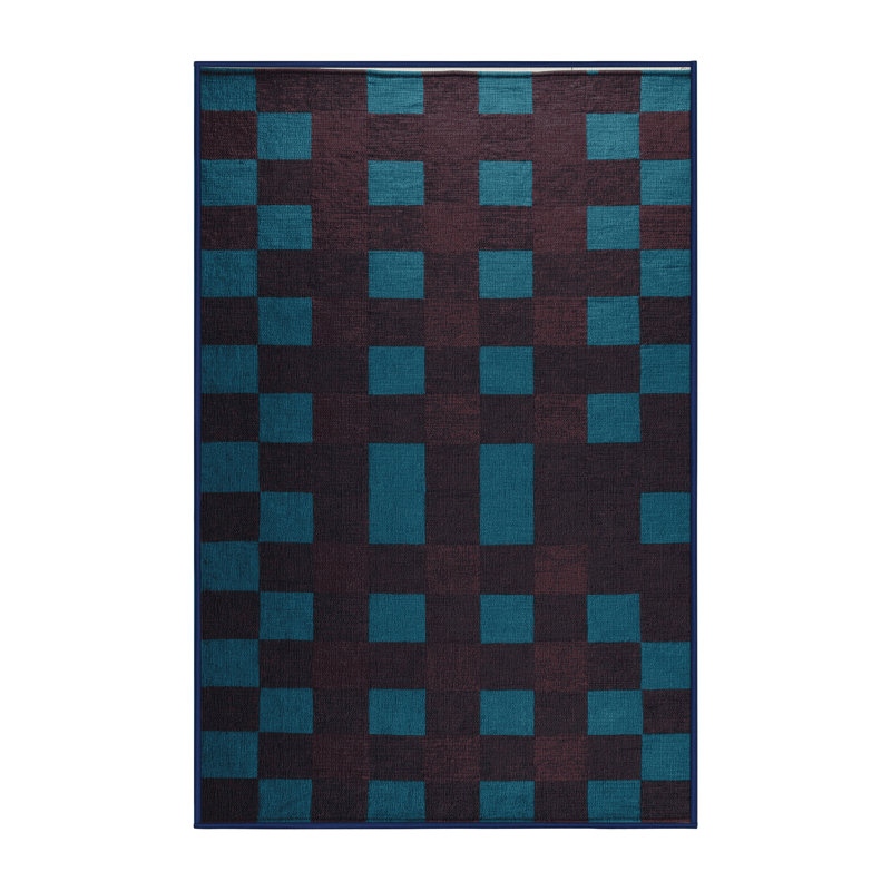 Tapis mauve lavable à la machine, Tapis de couloir 2 pi x 4 pi