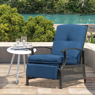 Hanover Ventura All-Weather Wicker Reclining Patio Lounge Chair