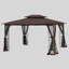 Tente de pavillon de jardin 13x10 avec double toit ventilé et moustiquaire-112831173-112831172