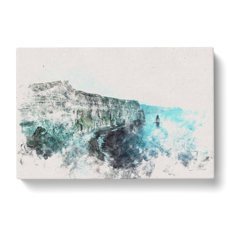 Cliffs Of Moher In County Clare - Wrapped Canvas Print, 60cm H x 91cm W x 4cm D