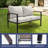 Outdoor Wicker Loveseat with Cushions-102620324