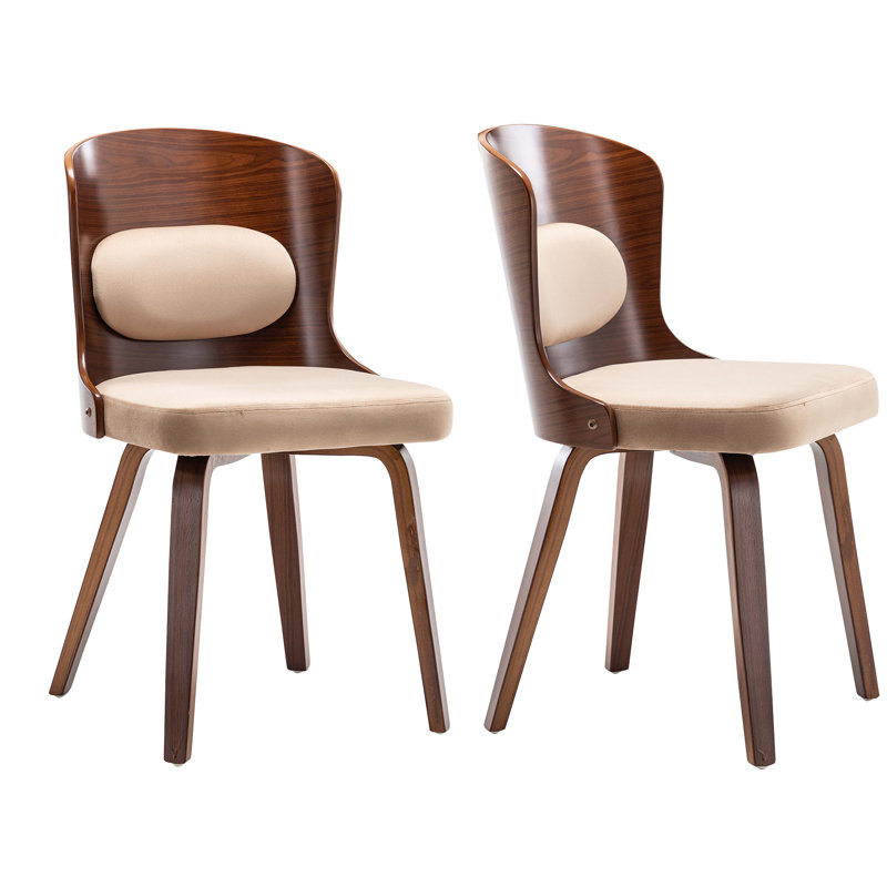 Chaise d'appoint en bois massif Saltsman