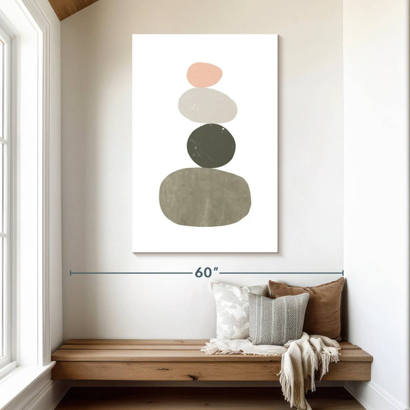 Avery Pebbles I, 48" H x 32" W