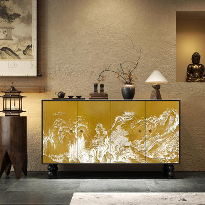 New Chinese-style entrance partition cabinet