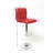 Swivel Faux Leather Adjustable Hydraulic Bar Stool, Set Of 2-2059782553