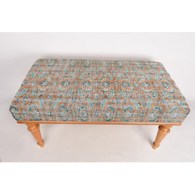 Cotton Upholstered Bench