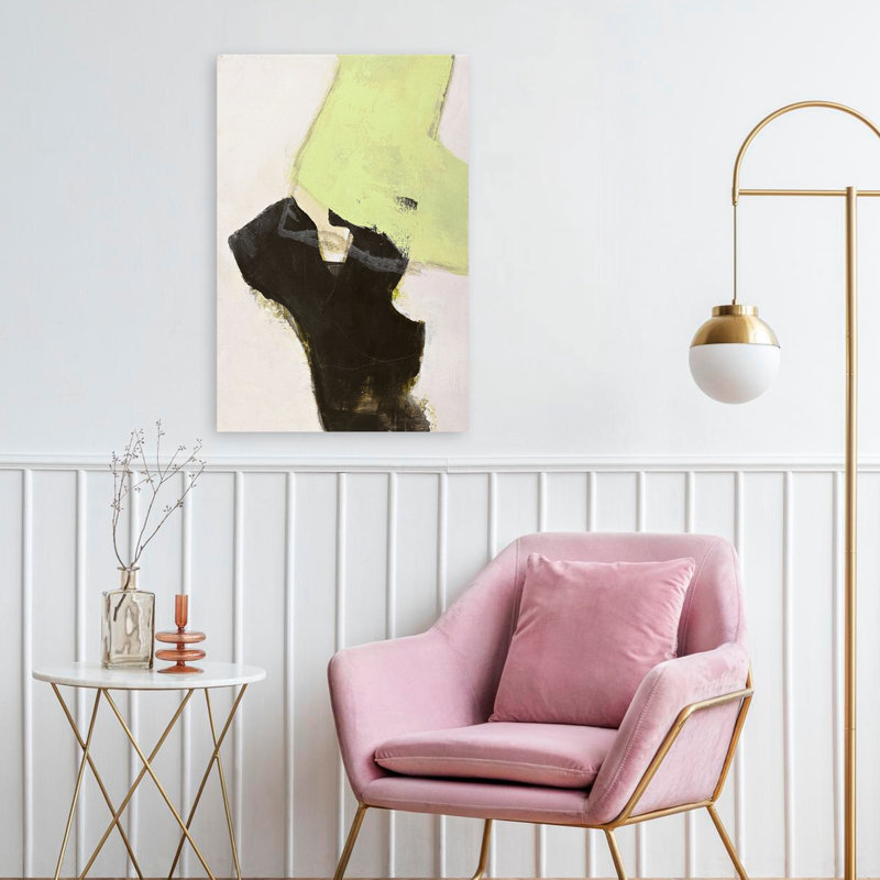 Espace - Art minimaliste abstrait, H 24 po x l 16 po