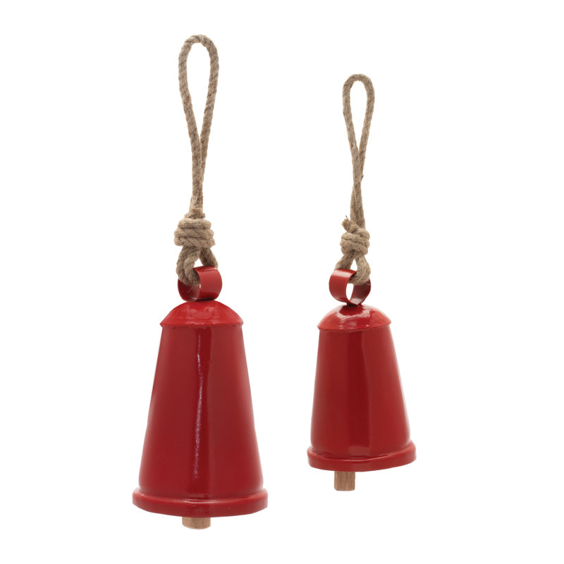 Rustic Metal Bell Ornament