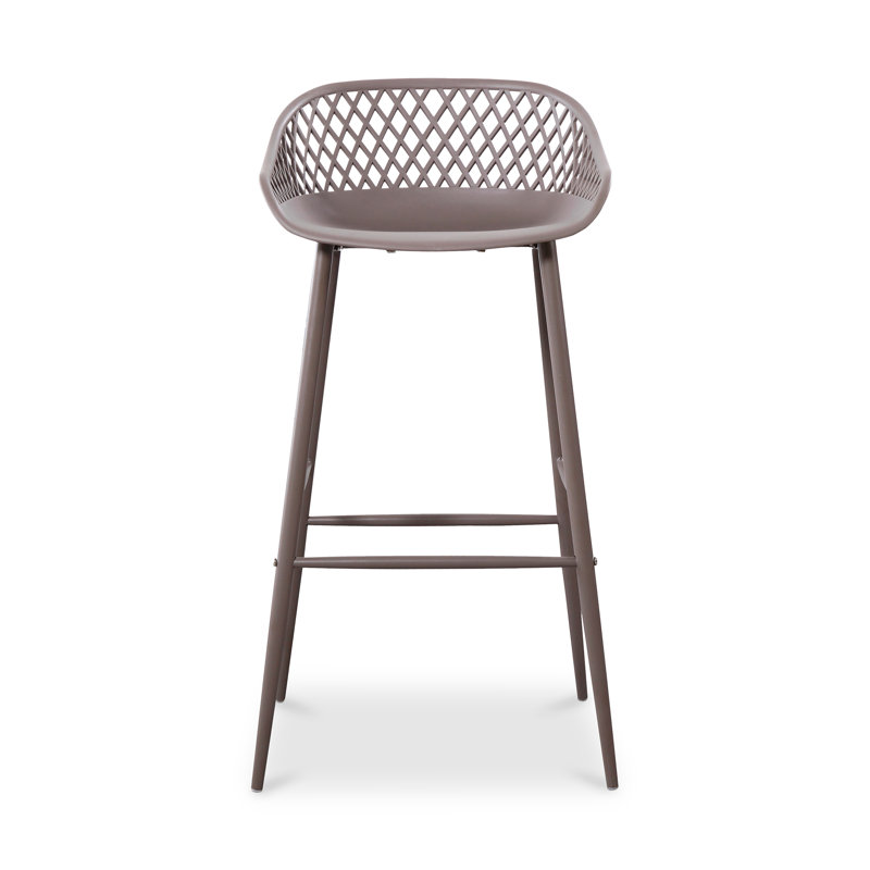 Newark Patio Bar Stool, Taupe, 29"
