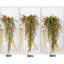 Décoration murale 6 branches Eucalyptus Camellia Rattan Rose-1495246327