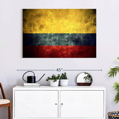 Grunge Colombian Flag