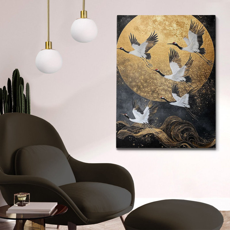 Peinture décorative sur toile, H 39,4 po x l 27,6 po