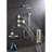 Shower System With Shower Head, Hand Shower, Slide Bar, Bodysprays, Shower Arm, Hose, Valve Trim, And Lever Handles