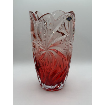 Vase à fleurs en cristal 11 po Aurum