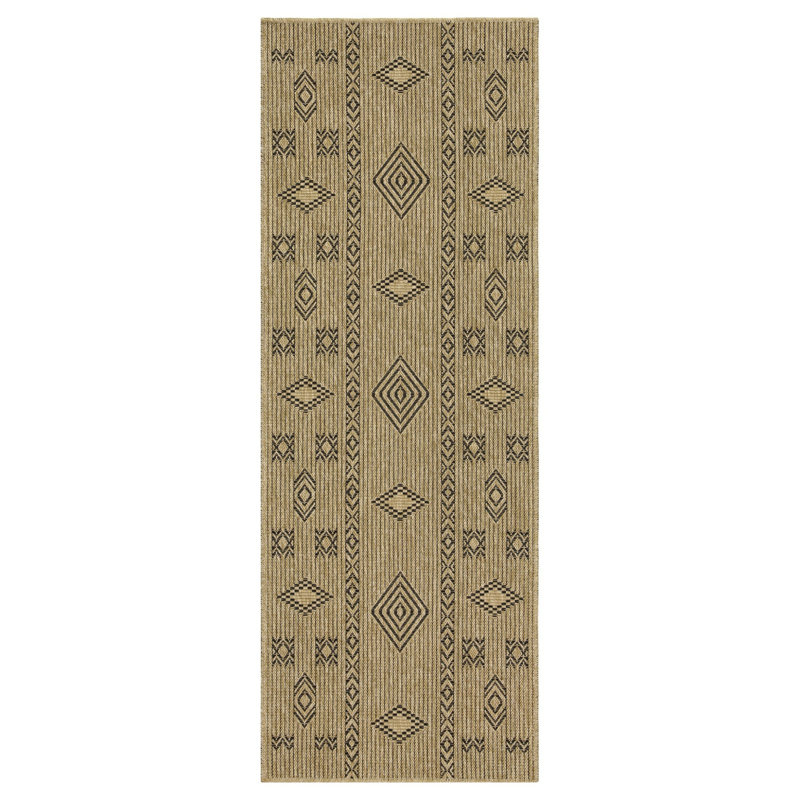 Tapis durable en polypropylène tissé à plat pour des espaces intérieurs et extérieurs élégants