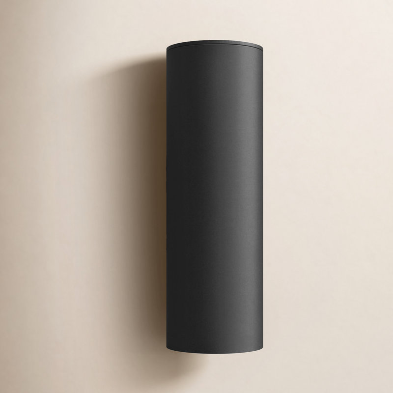 Covey LED Wall Light, Brushed Aluminum, 15" H x 5" W x 6.25" D