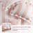 Pink Bedding Sets, Twin/Twin XL Microfiber Comforter Set, Modern Ruffles Home