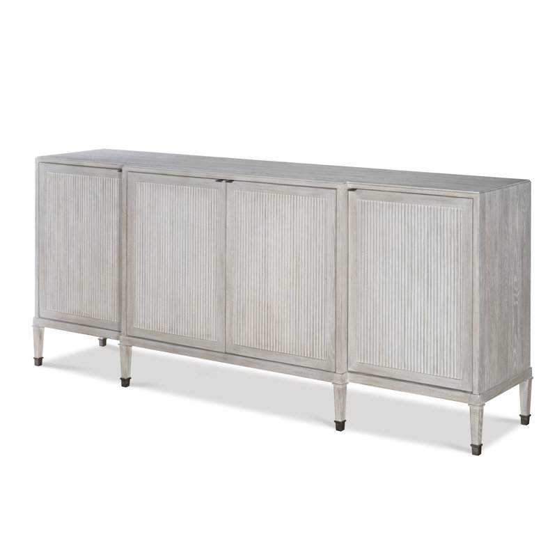 Camden 84'' W Sideboard, White Rustic