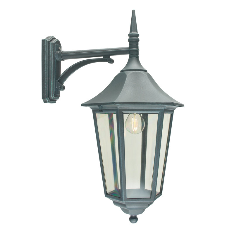 Twickenham 70cm H Outdoor Wall Lantern, Verdigris