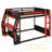 Full Size Gaming Bunk Bed, Side-Mounted RGB Desk with USB Ports, Floor Bunk Design, Esports-Inspired, Teen Bedroom-800859967