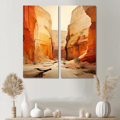 Marvalyn - Orange Canvas Wall Art
