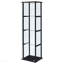 Vitrine noire à 4 tablettes-133427319