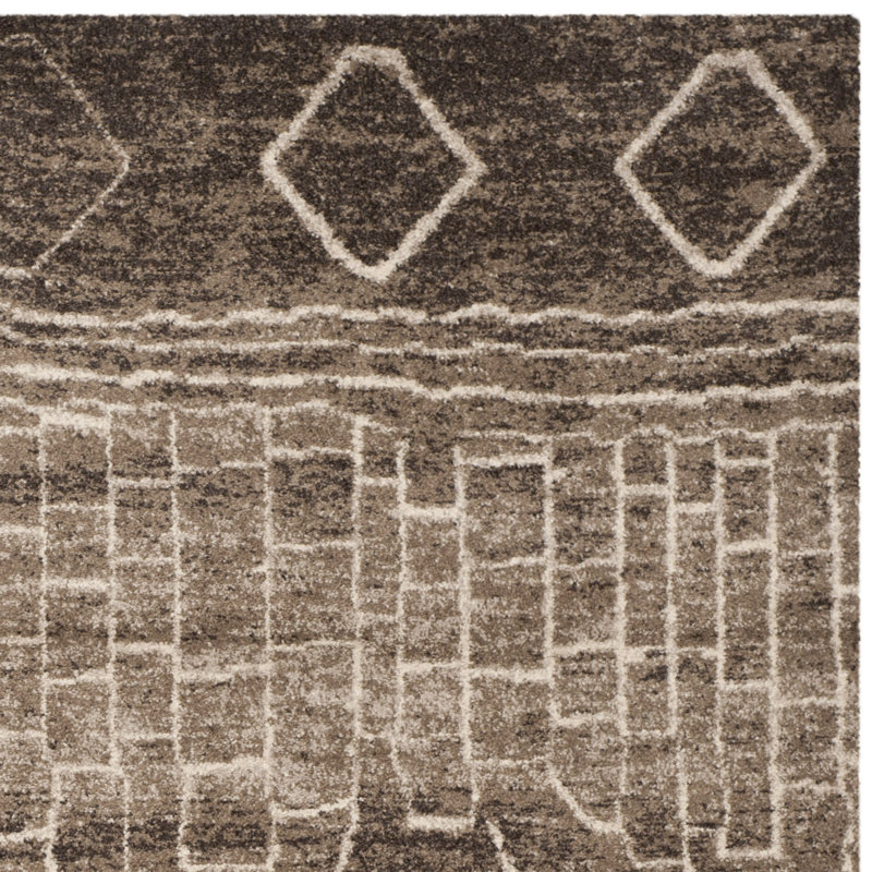 Montsalas Abstract Hand Woven Area Rug, Rectangle 122 x 183 cm