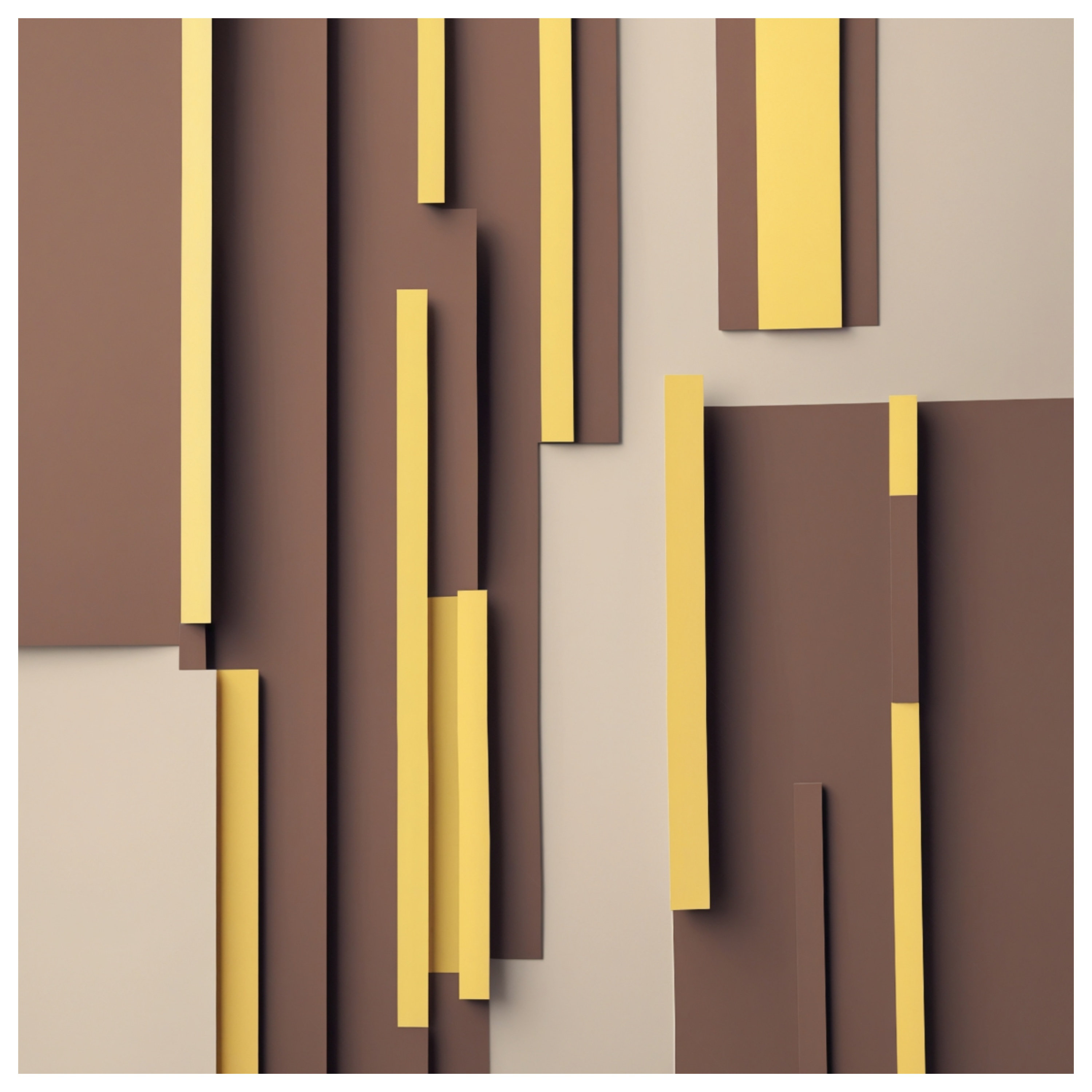 Yellow Rectangular Blocks East Urban Home Brown Yellow Rectangular Blocks Wall Tapestry ...