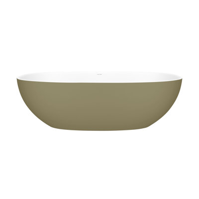 Barcelona 70.875" x 34.125" Freestanding Soaking Bathtub