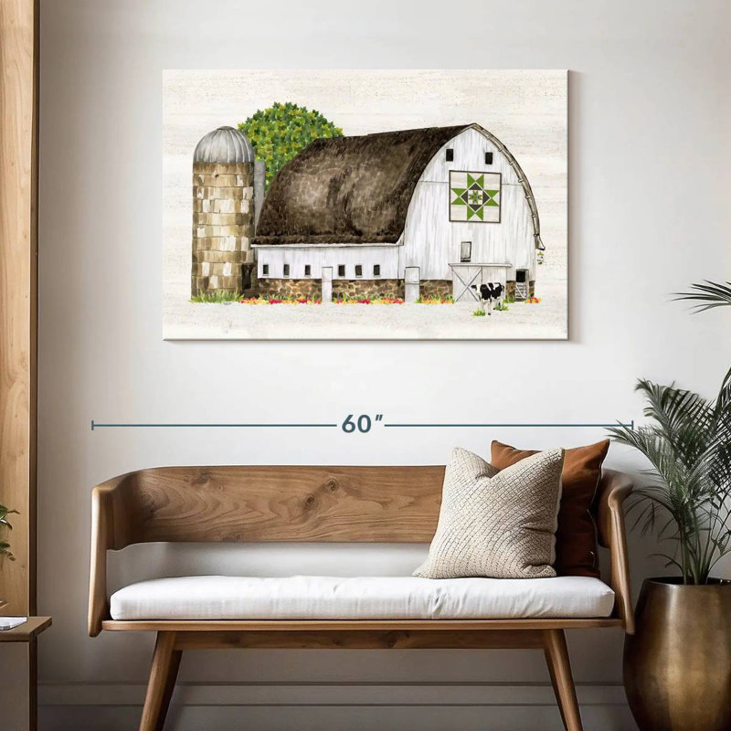 Courtepointe Lilie Spring and Summer Barn IV, H 30 po x l 45 po