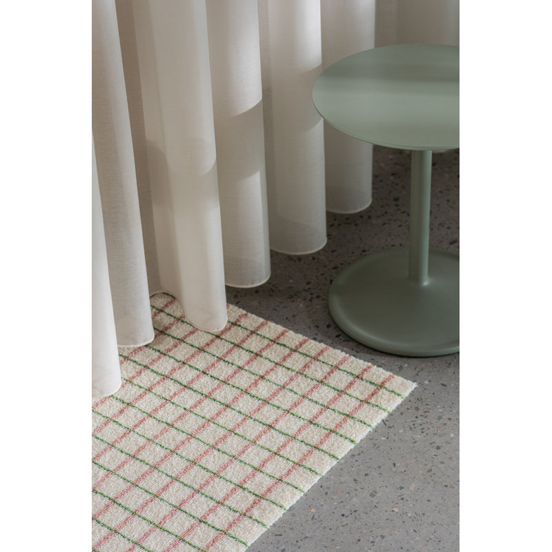Grid Lime Candycane, 32" W x 44" L