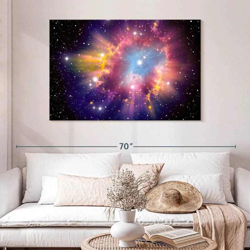 Oberle Stellar Supernova Explosion, 32" H x 48" W