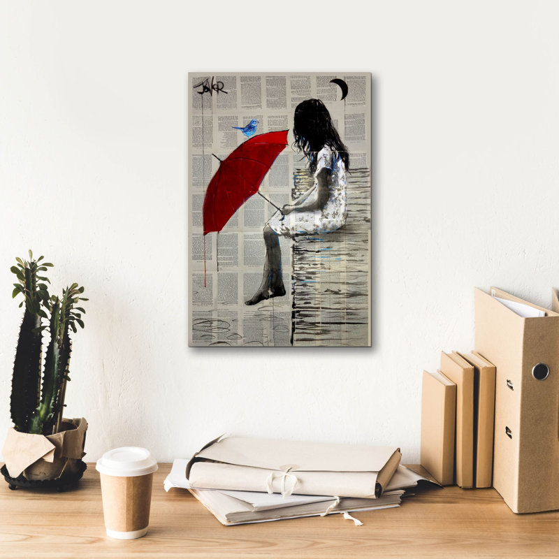 «Epithany» par Loui Jover, art mural sur toile, H 18 po x l 12 po x P 0,75 po