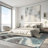 Farmerville Abstract Blue/Gray/Ivory Shag Area Rug-803599476