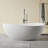 63" Freestanding Solid Surface Bathtub